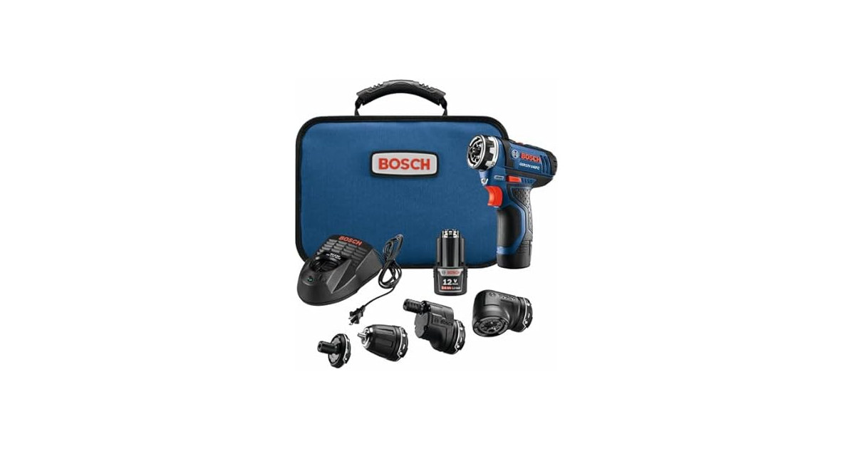 Bosch GSR12V-140FCB22-RT 12V 5-In-1 Drill/Driver Kit