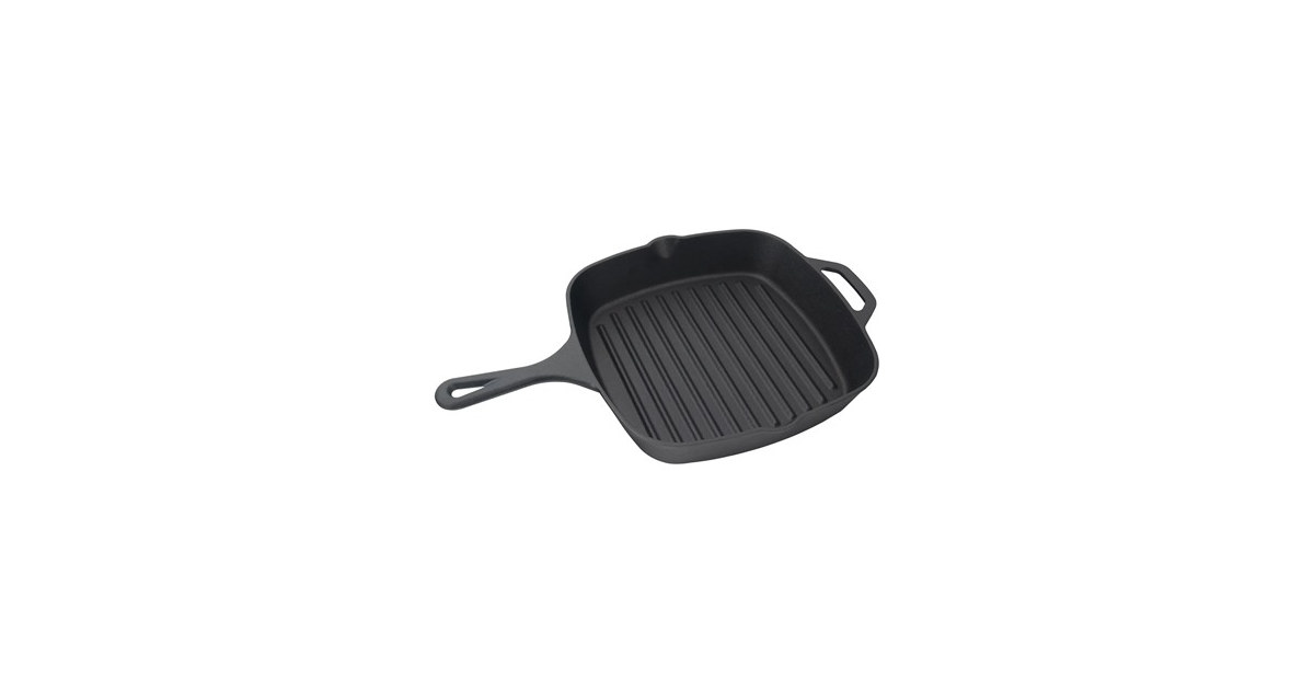 Jim Beam Cast Iron Square Grill Pan