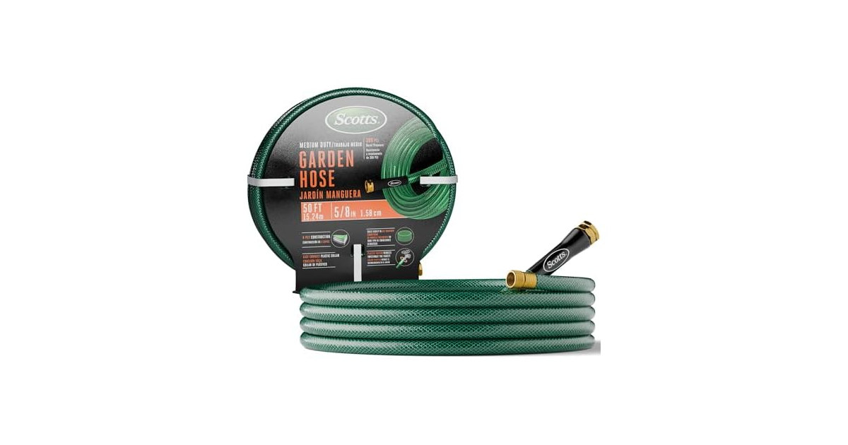 Scotts 50 ft. Medium Duty Garden Hose