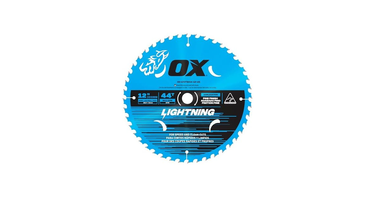 OX OX Pro 12 in 44-Tooth Carbide Circular