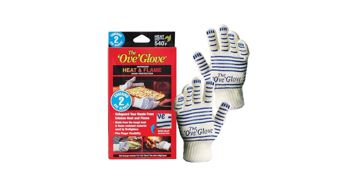 Ove Glove Heat & Flame Oven Mitts 2-Pack