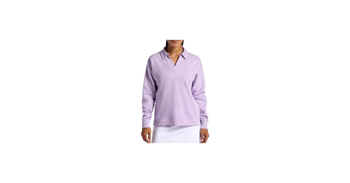 Head Women Relaxed Polo Crewneck Sweatshirt