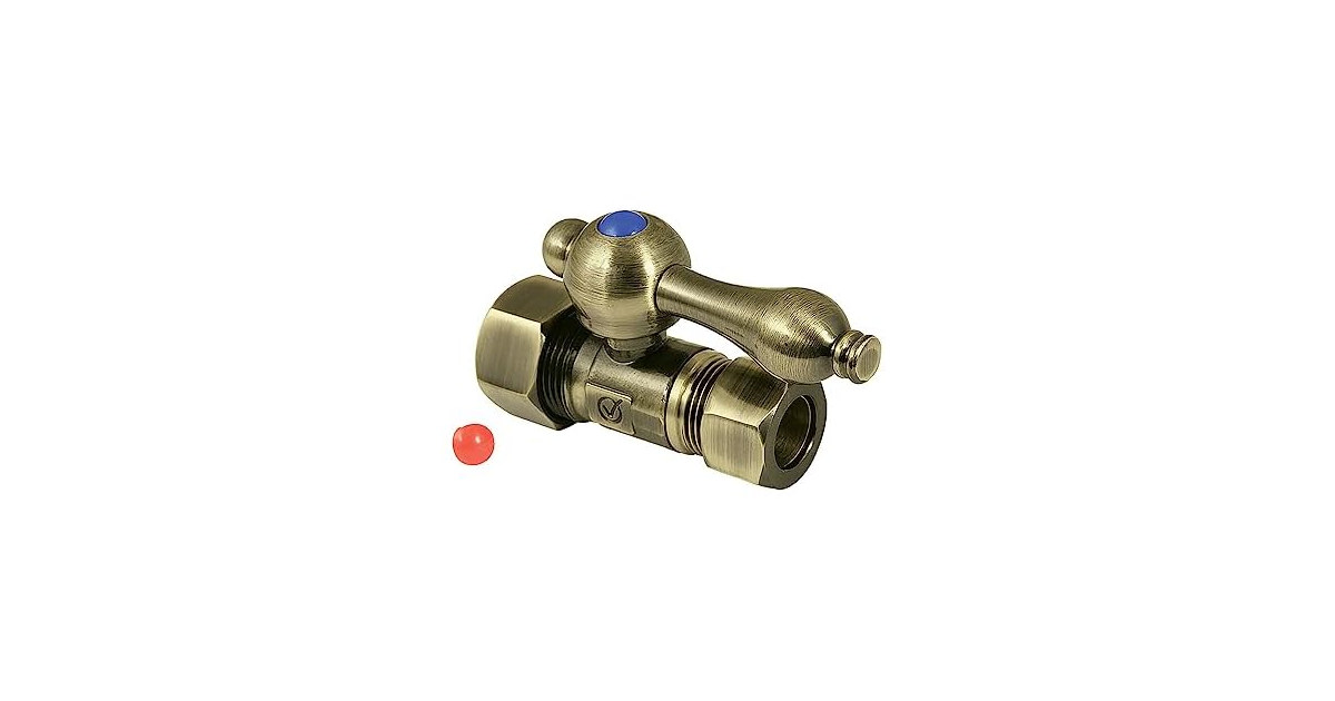 Kingston Brass Quarter-Turn Straight Shut-Off Valve