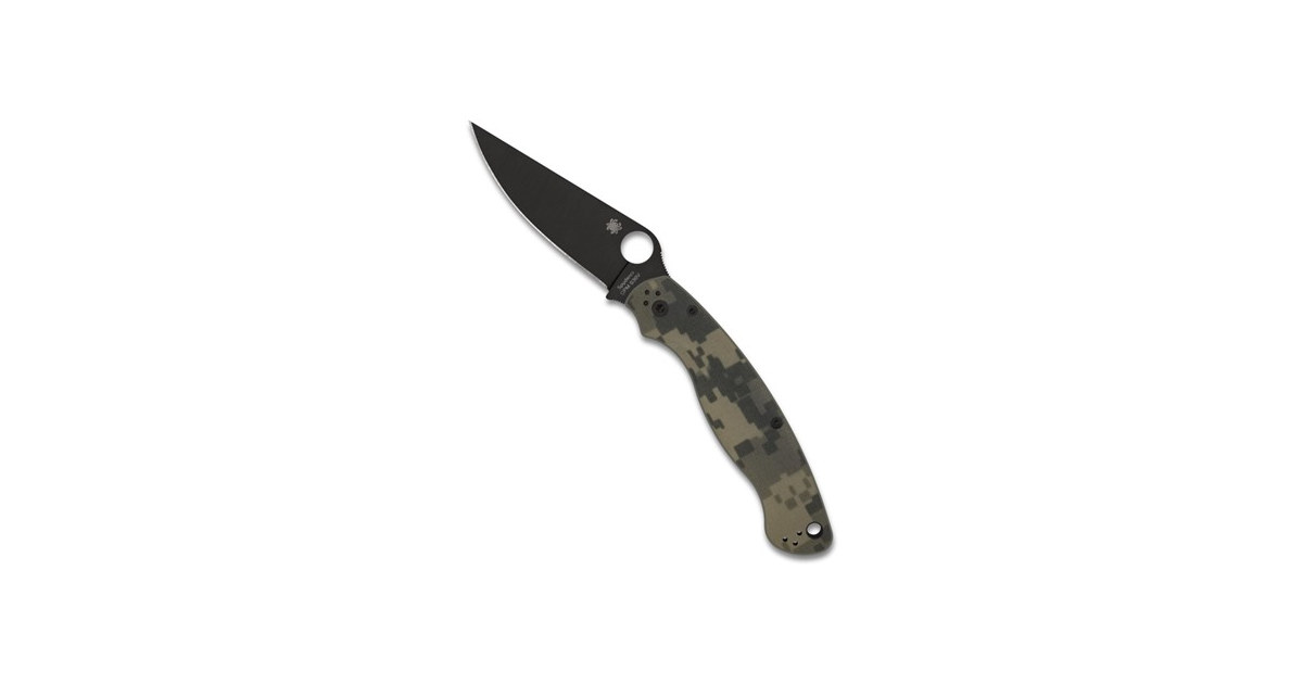 Spyderco Military 2 Folding Knife, Green