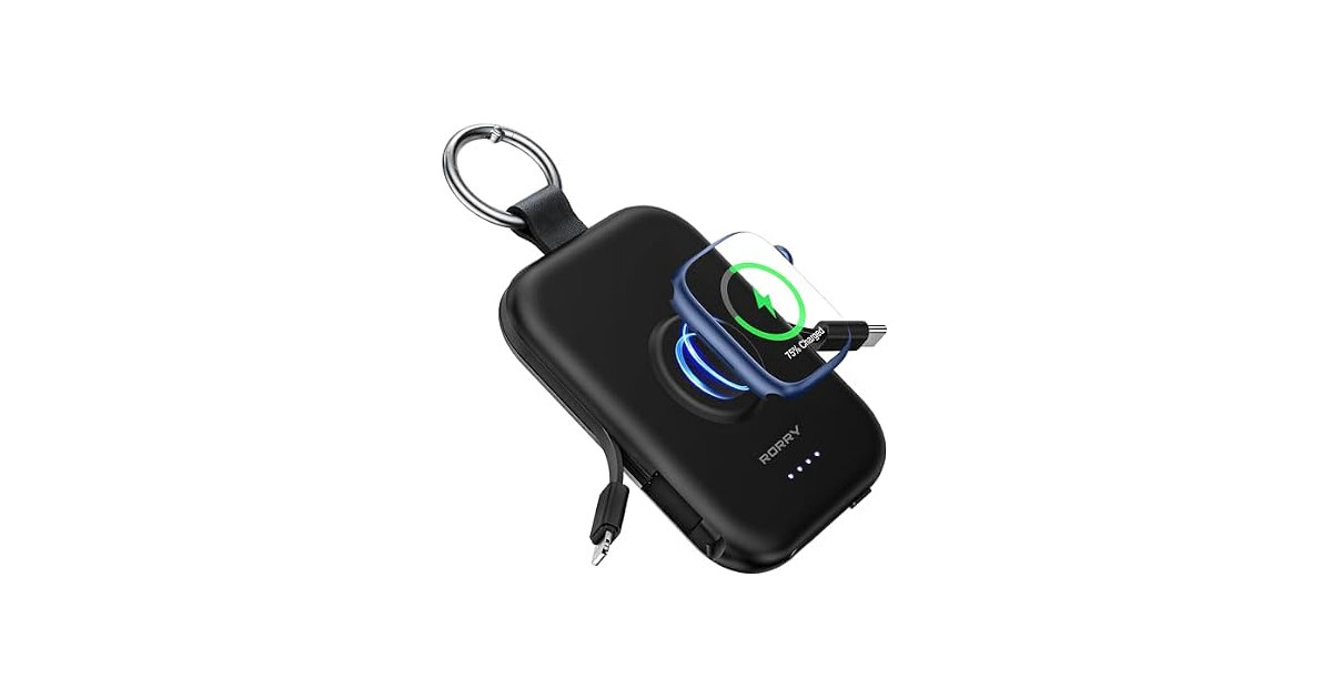 RORRY 5000mAh Portable Charger Power Bank