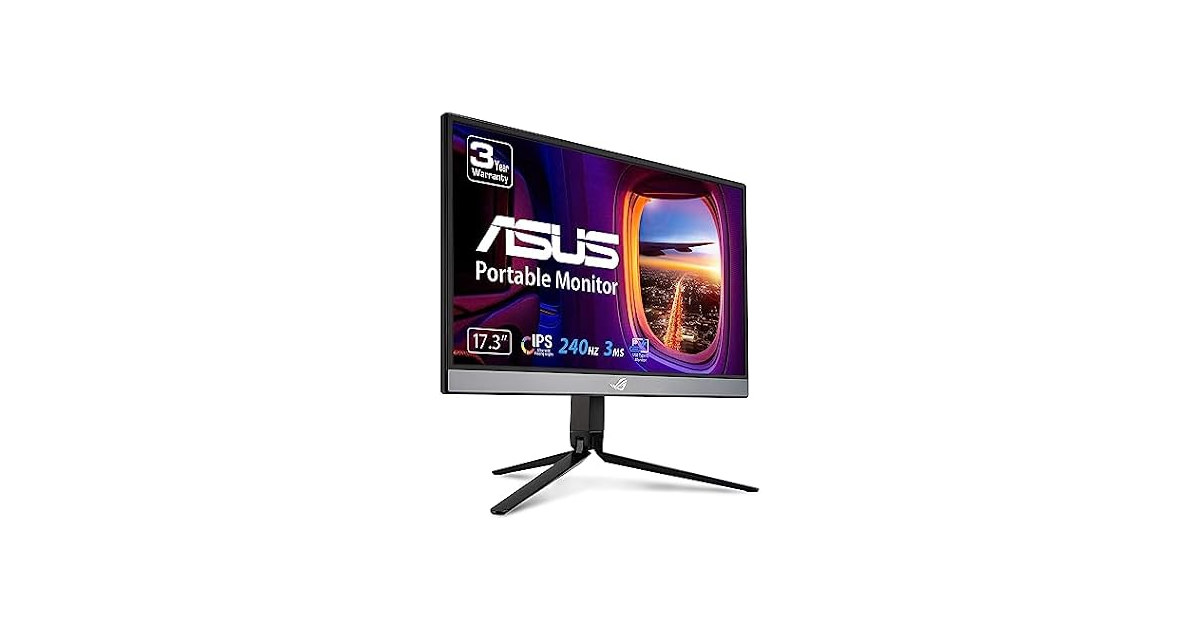 ASUS ROG Strix XG17AHP 17.3” Portable Gaming Monitor