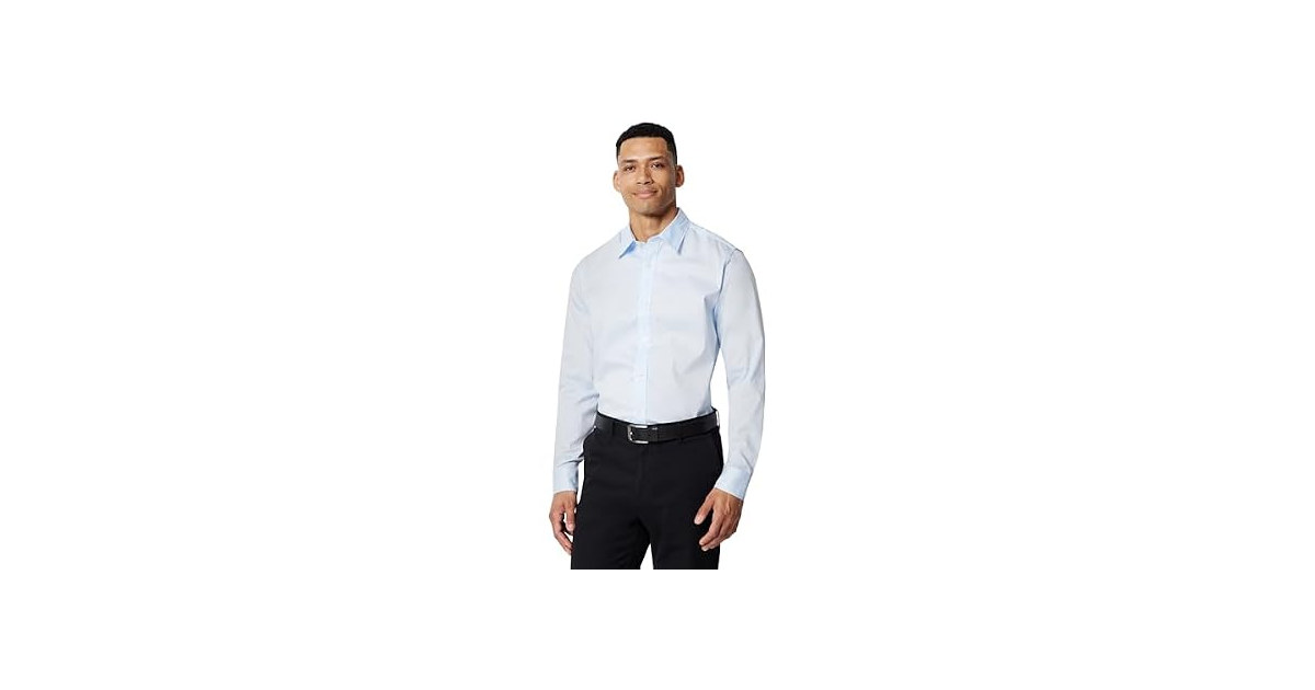 Amazon Essentials Men Regular-Fit Stretch Shirt