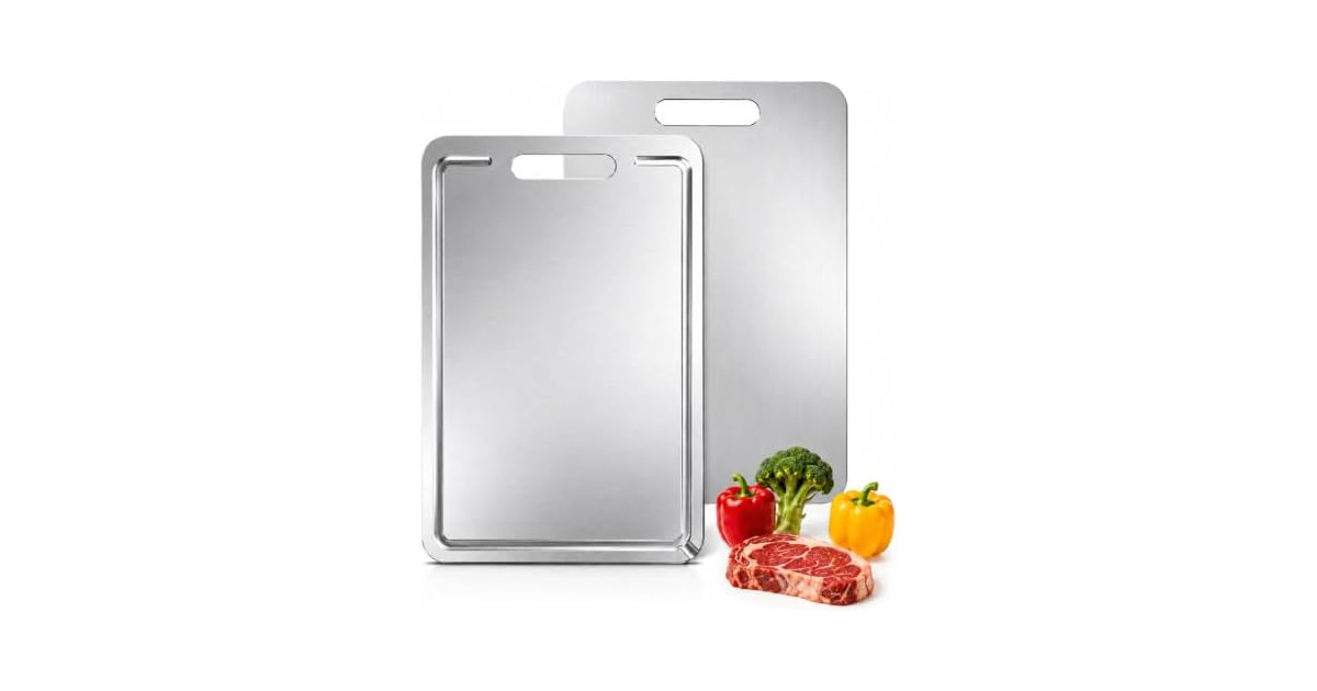 Titanium Cutting Board 100% Pure Metal