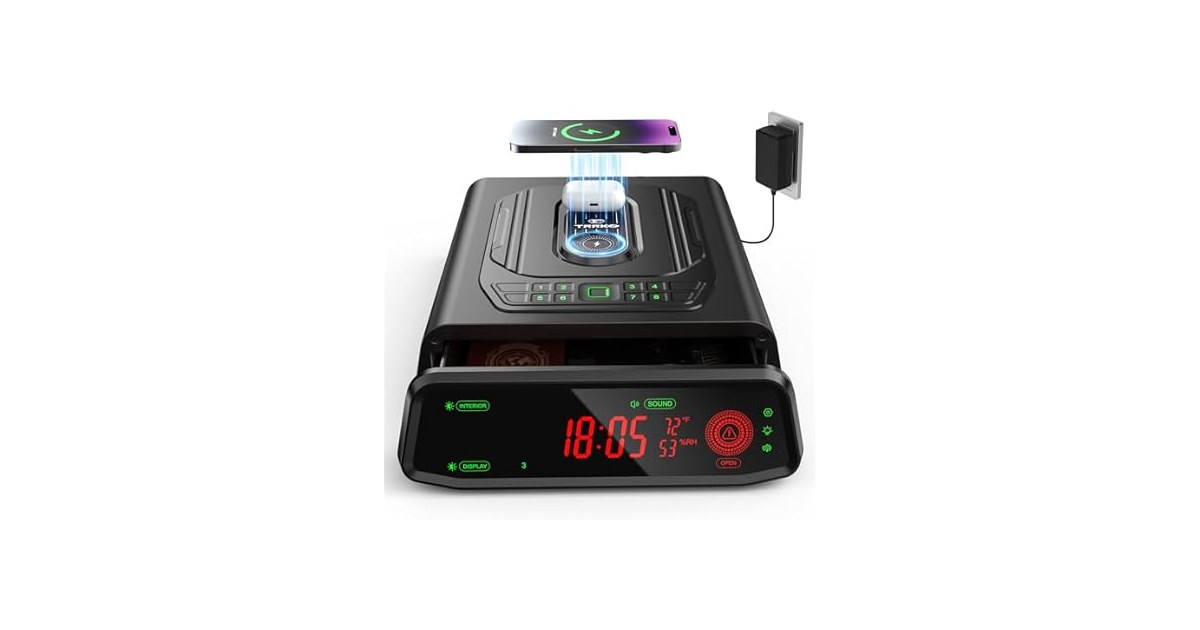 TRRKO Biometric Gun Safe for Handgun