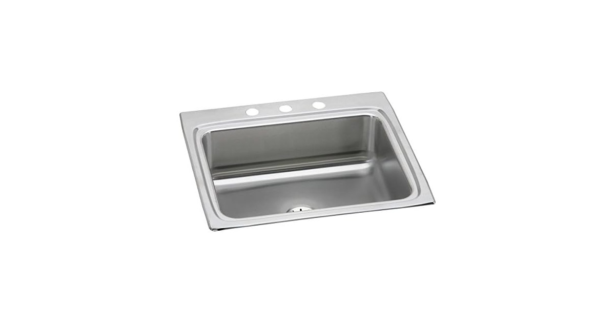 Elkay Single Bowl Top Mount Stainless with Perfect Drain