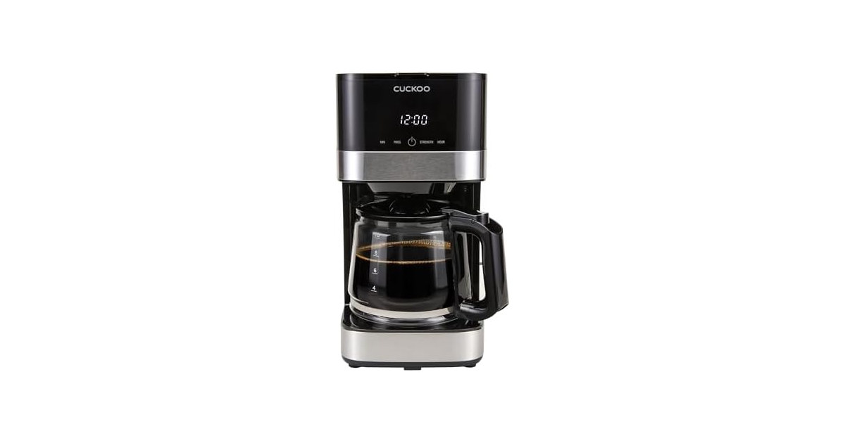 CUCKOO 10-Cup Programmable Drip Coffee Maker