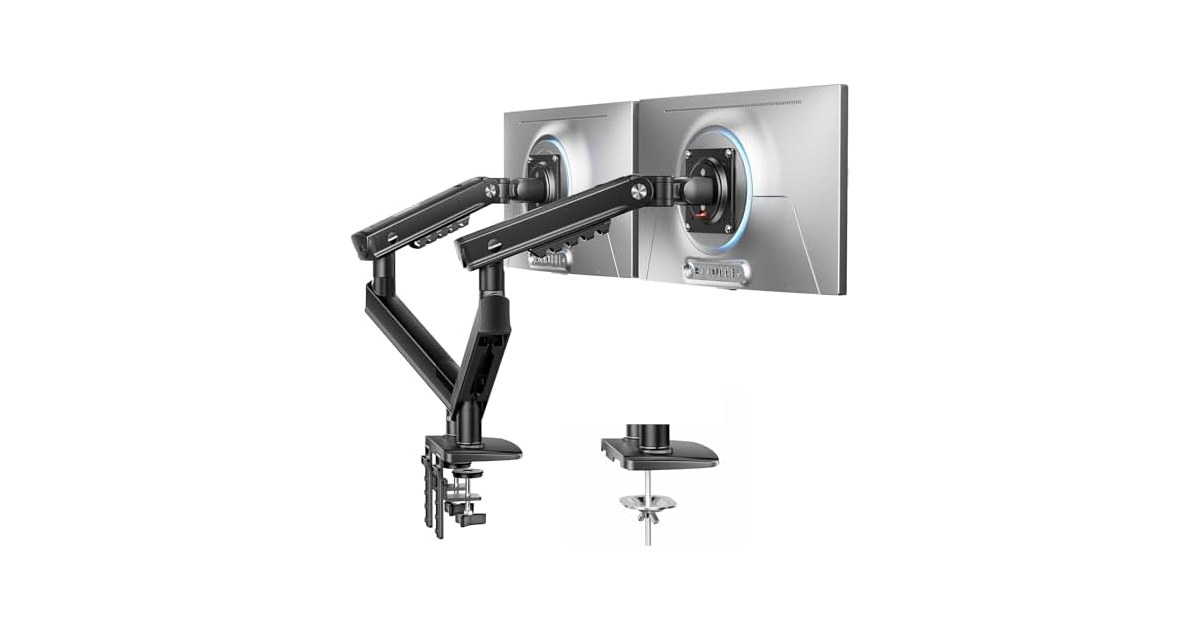HUANUO FlowLift Pro Dual Monitor Mount