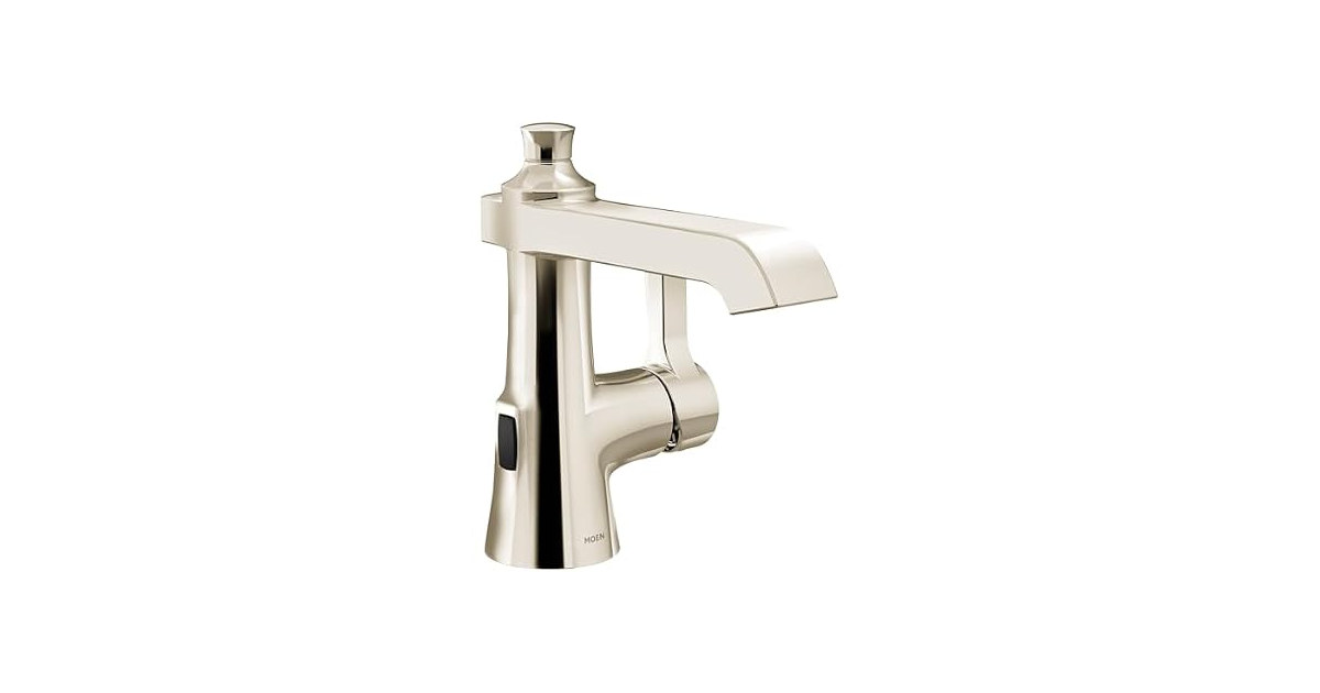 Moen Flara P Nickel Motionsense Wave Bathroom Sink Faucet