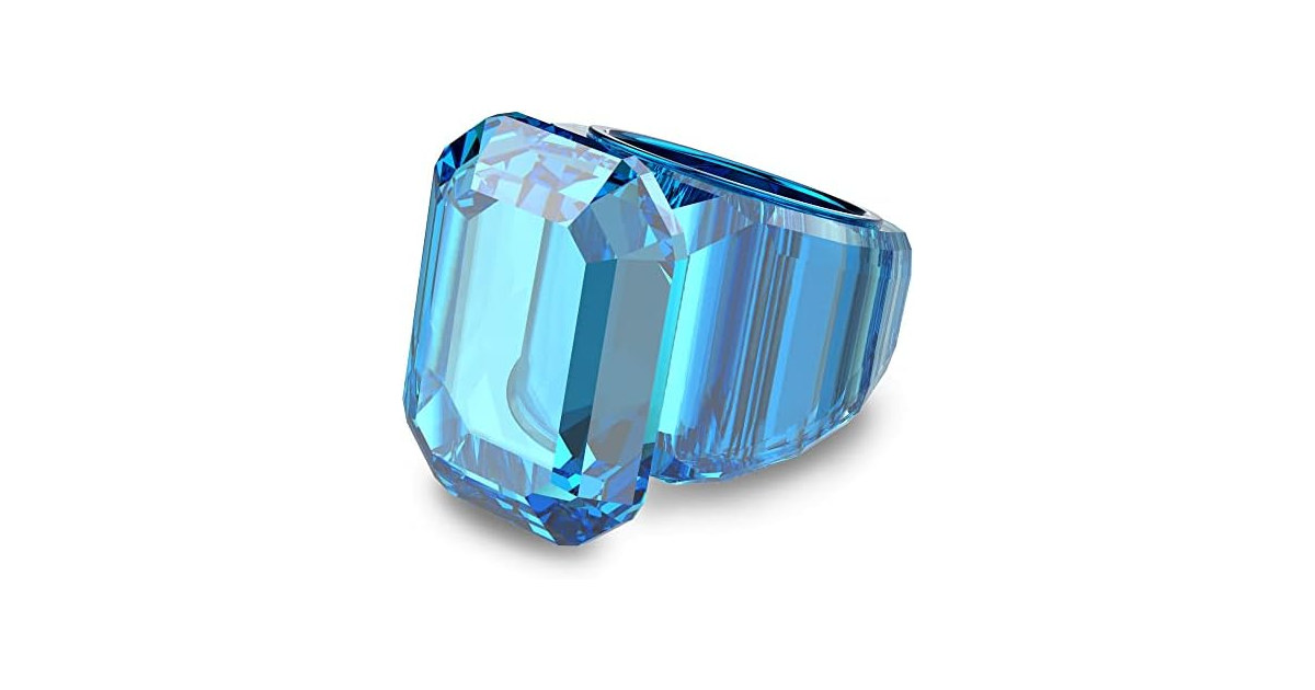 Swarovski Lucent Cocktail Ring, Blue