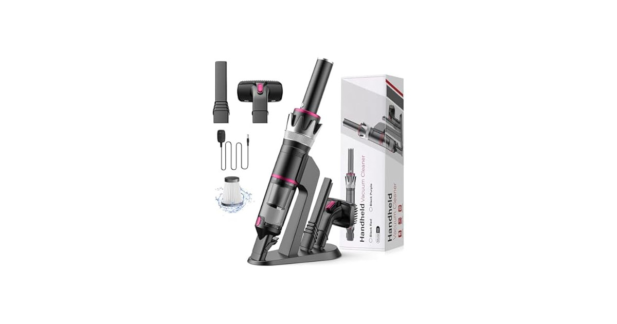 BSRCO Handheld Vacuum Cordless (Pink)
