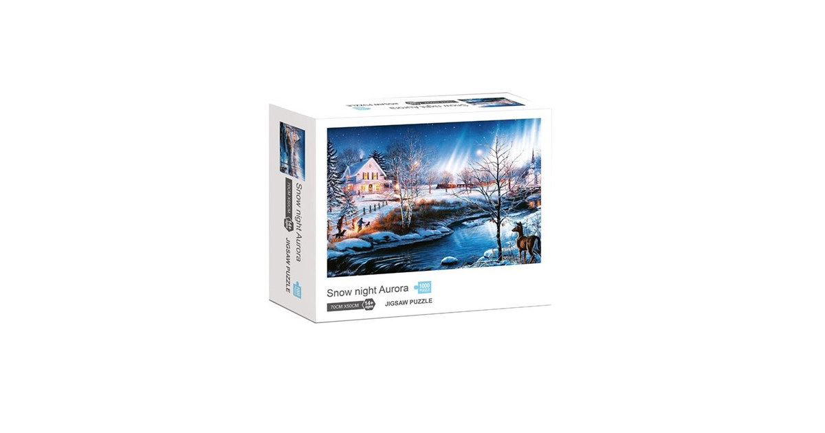 Snowy Night Puzzle 1000 Piece Set