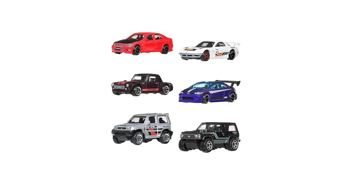 Hot Wheels Silver Series Streets of Japan 6-Pack