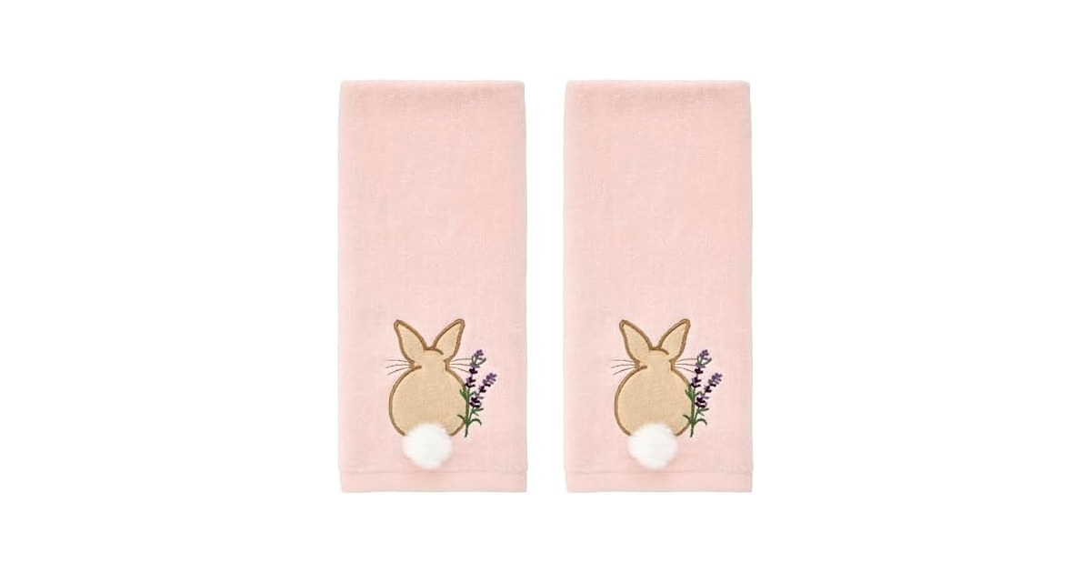 SKL Home Cotton Tail Hand Towel Set-2pc