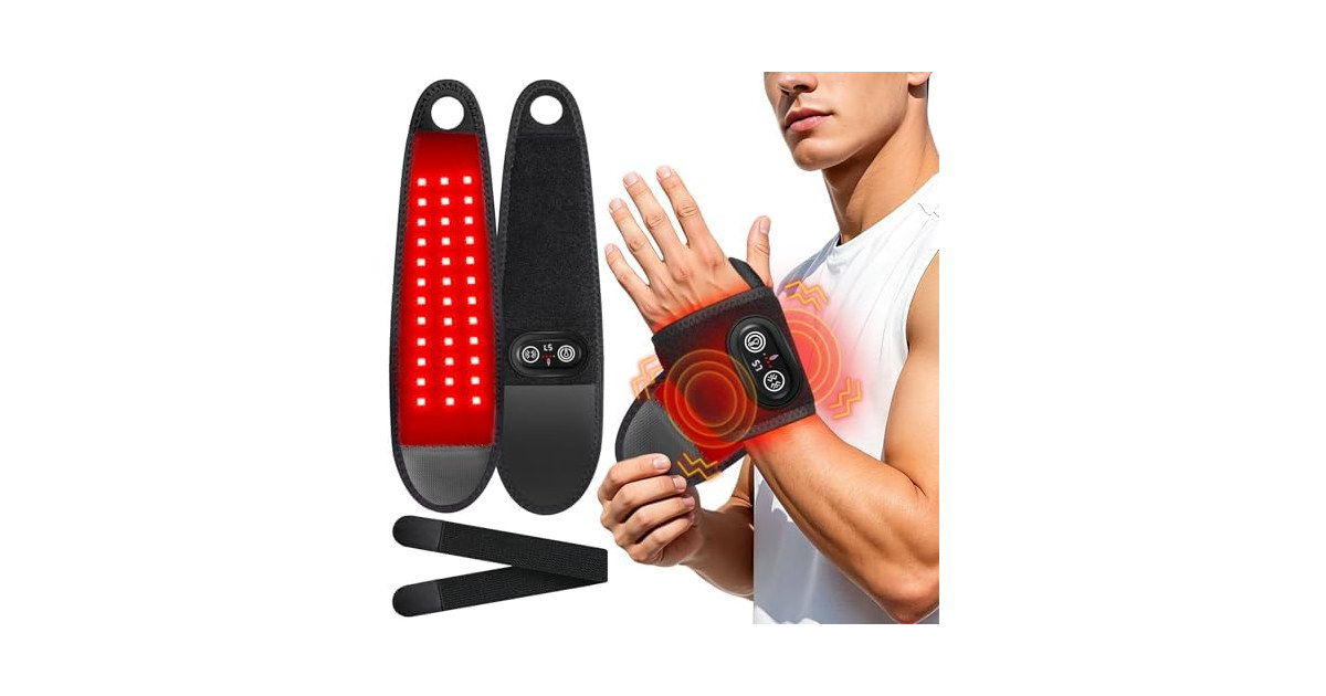 DEPOWIN Red Light Therapy for Wrist Hand