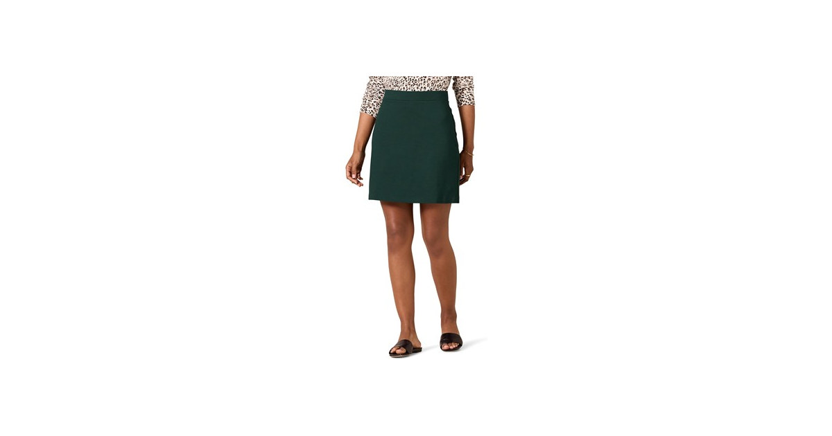 Amazon Essentials Women Ponte Pull-on Mini Skirt