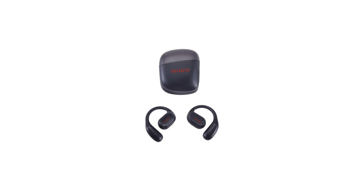 Aiwa OWS Earbuds with Display Charging Case