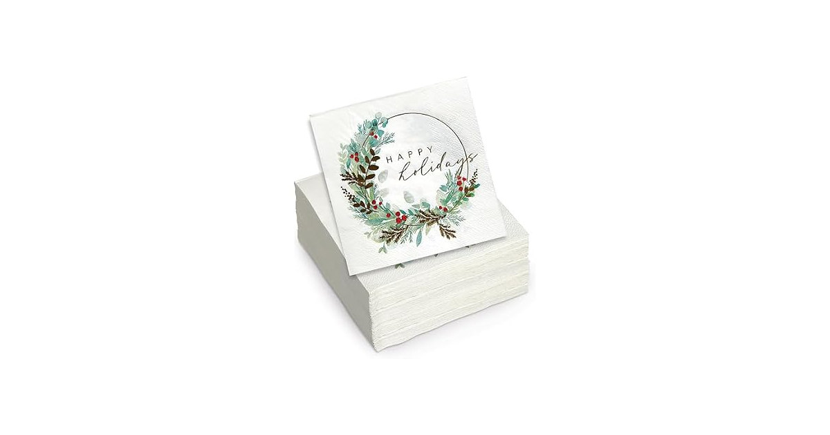 Happy Holidays, Napkins 80ct