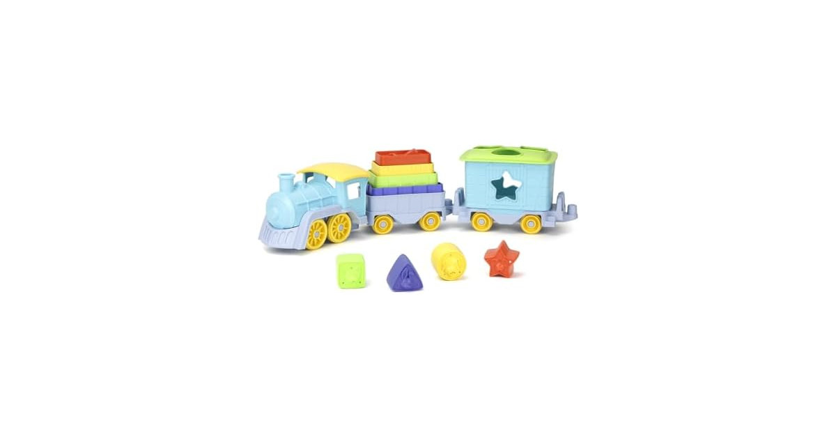Green Toys Stack & SORT Train CB2 (Open Box)
