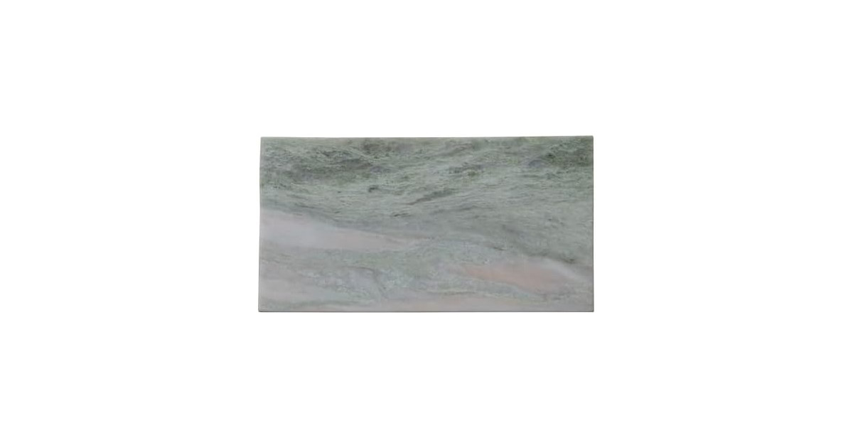Bloomingville Rectangular Marble Cheese and Serving Board, Green Mélange