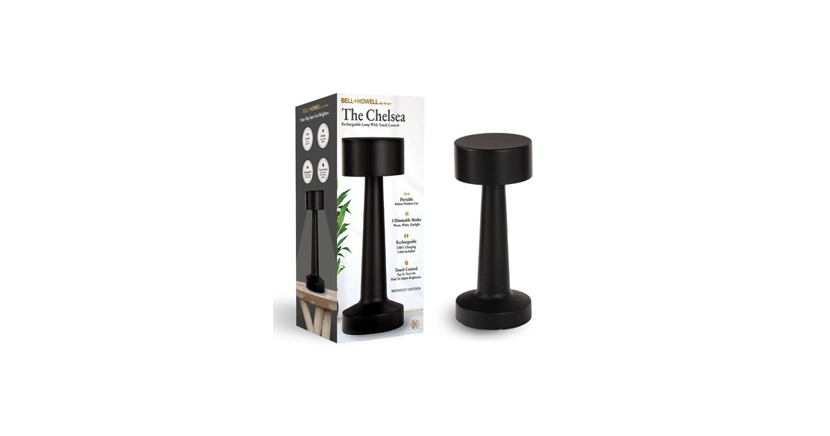 Bell+Howell Chelsea Cordless Table Lamp