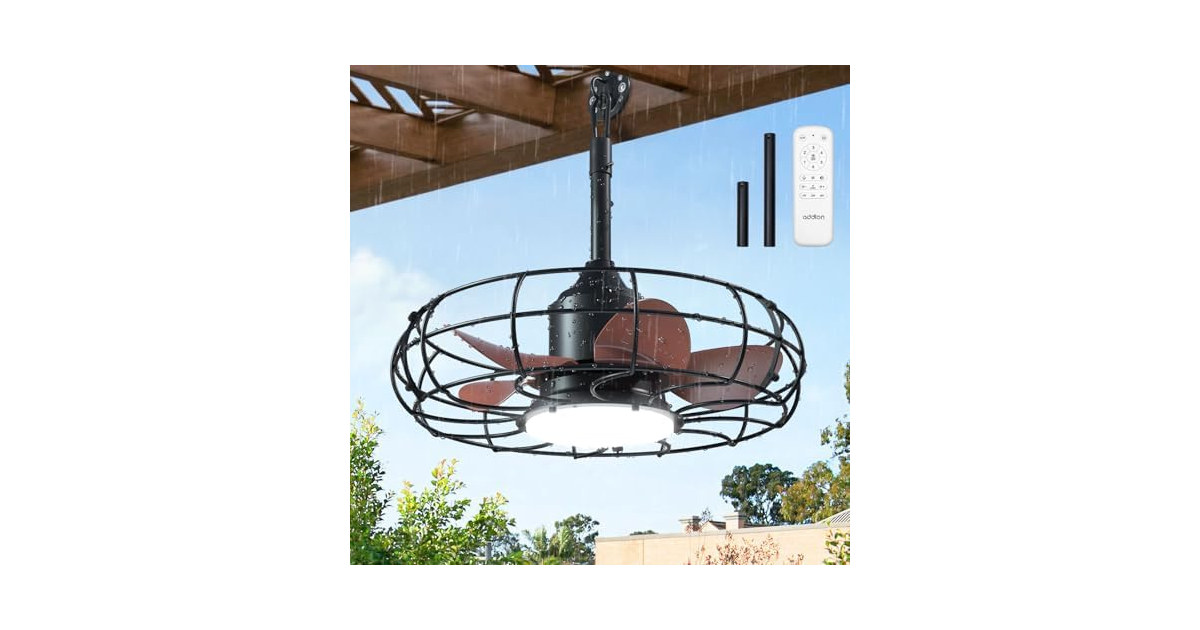 addlon 20in Outdoor Ceiling Fan IP65