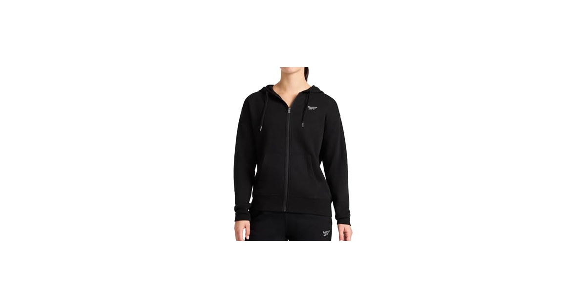 Reebok Women Rhinestone Full-zip Hoodie