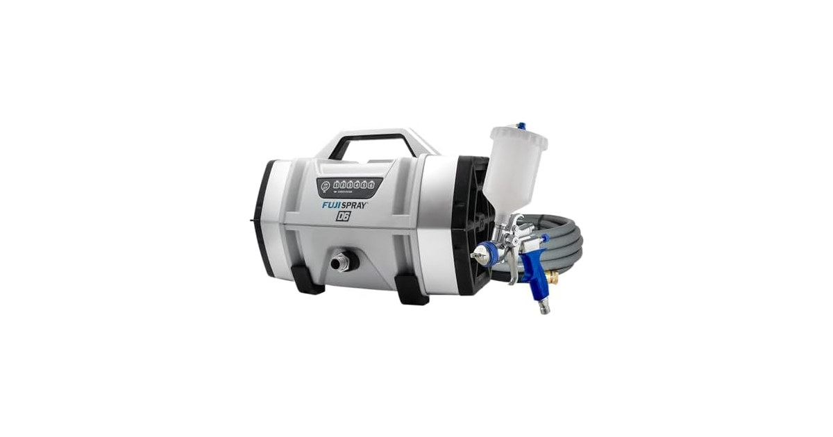 Fuji Spray 4106-T75G-FUJI Fuji Spray D6 6 Stage HVLP Gra