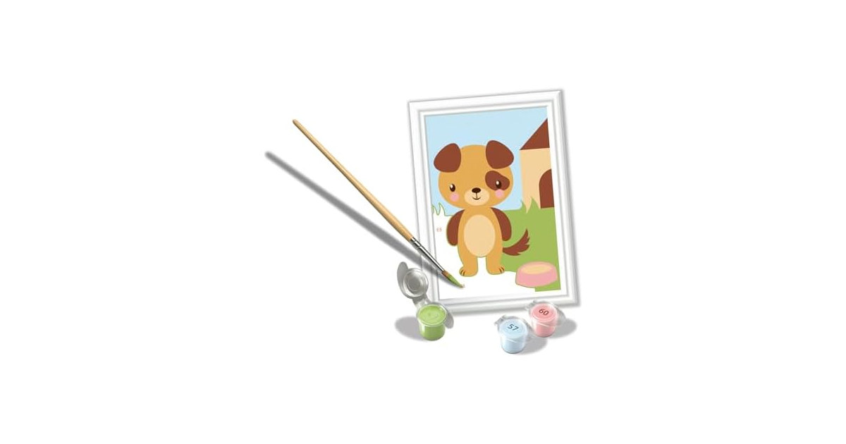 Ravensburger CreArt Cute Puppy Paint‑by‑Number