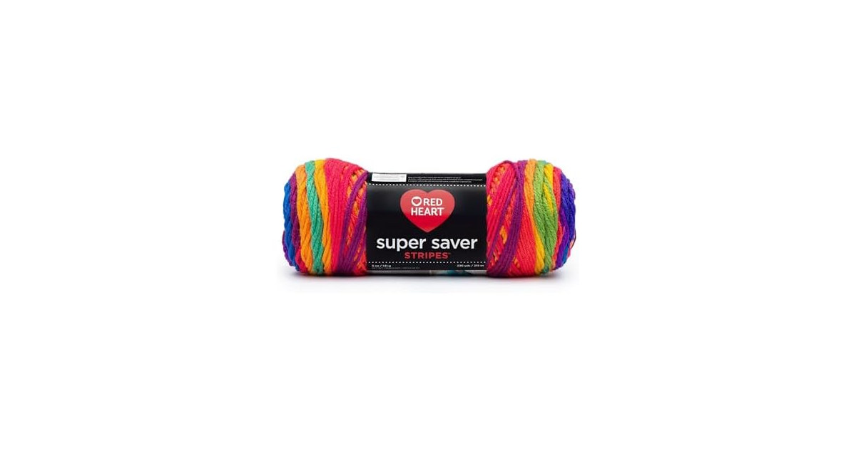 Red Heart Rh Super Saver Stripes Stripe
