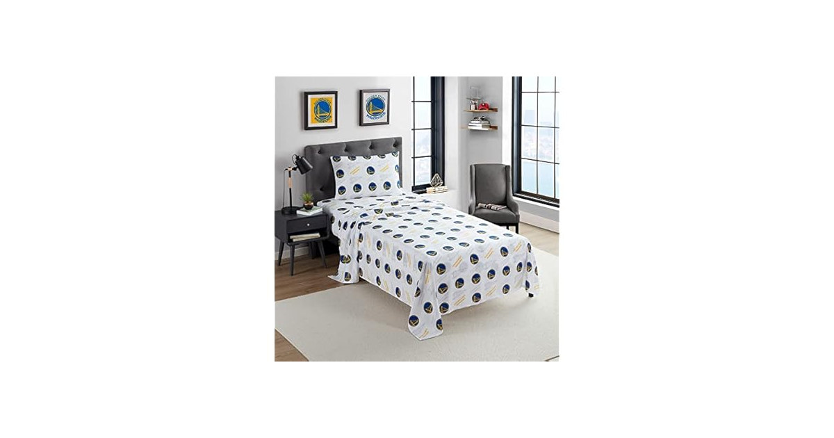 Golden State NBA Licensed Twin Sheet Set