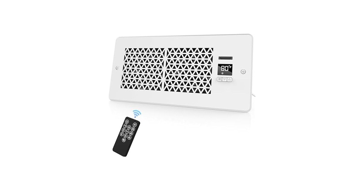 MATULSA Register Booster Fan 4" x 10" White