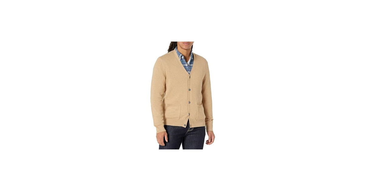 Amazon Essentials Men Cotton Sweater Cardigan