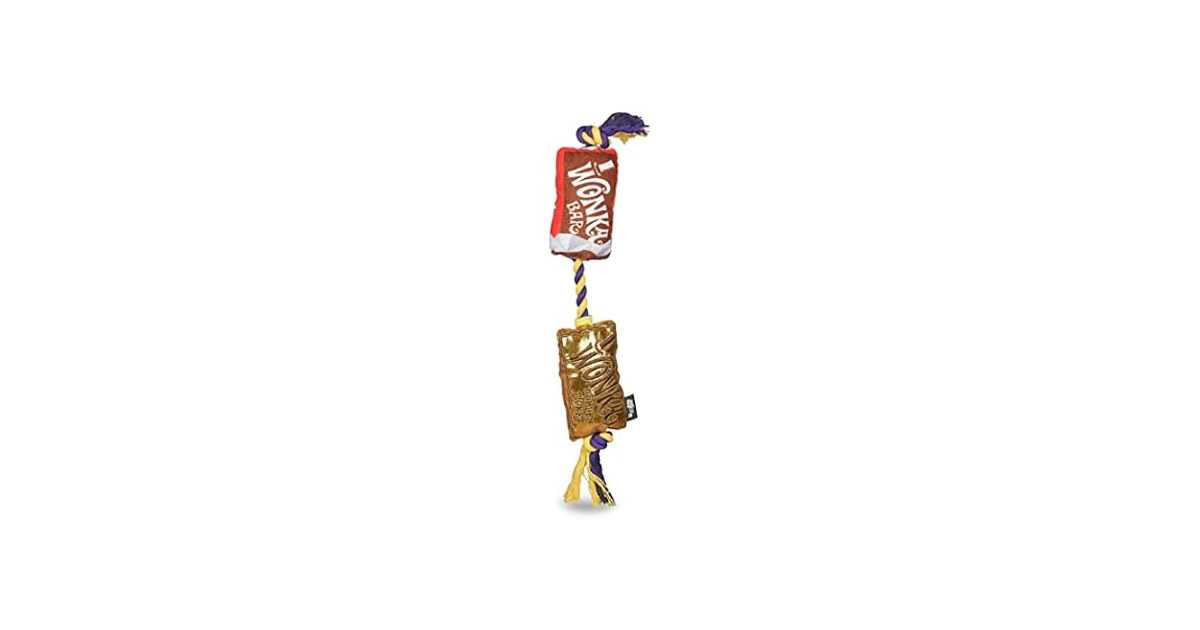 WILLY WONKA Pets Wonka Bar Plush Golden Tick