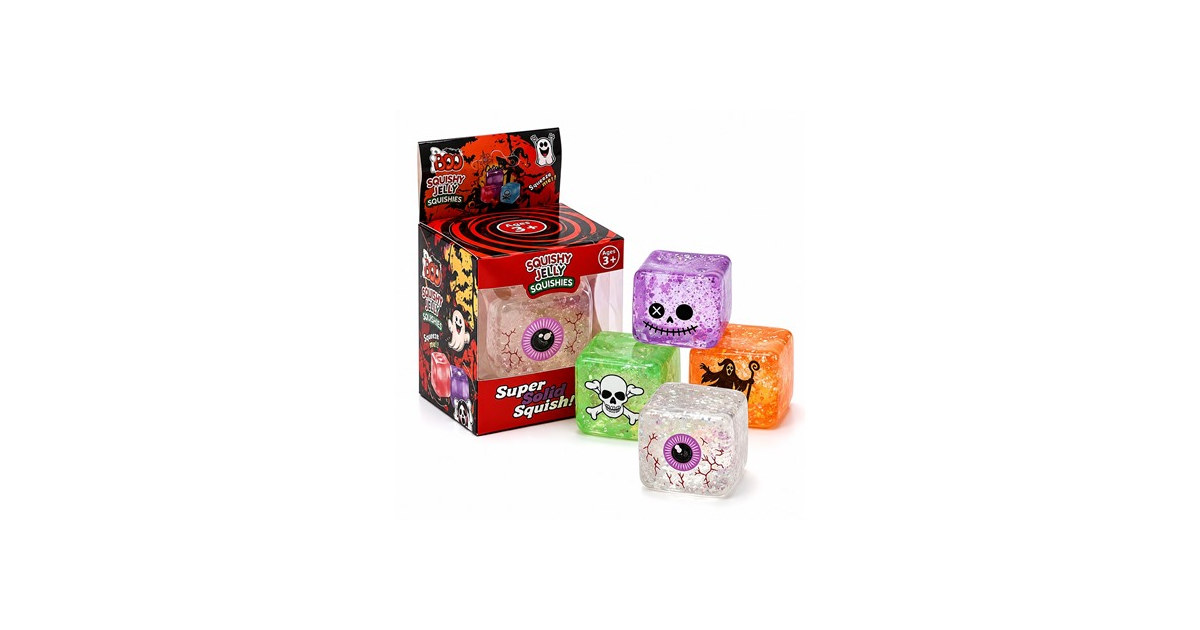 Halloween Jelly Cube Squishy 2-Pack Mystery Set