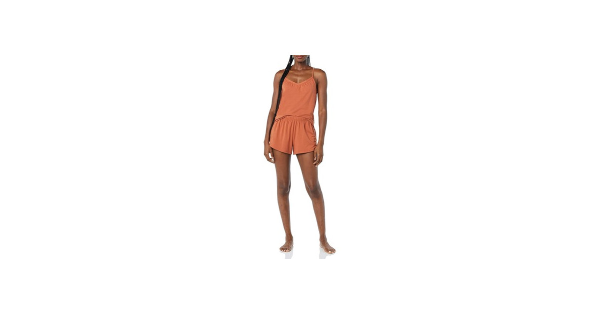 Amazon Essentials Women Knit Jersey Cami Short Set