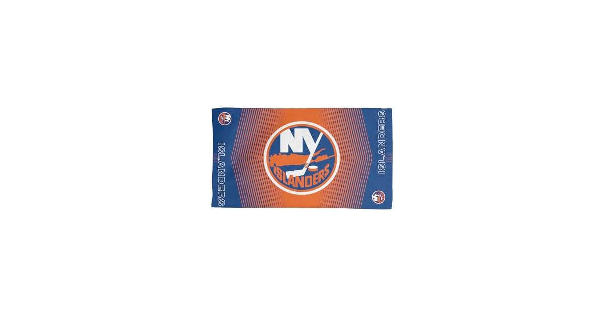 NEW YORK ISLANDERS NHL Hussle Micro Fiber Towel