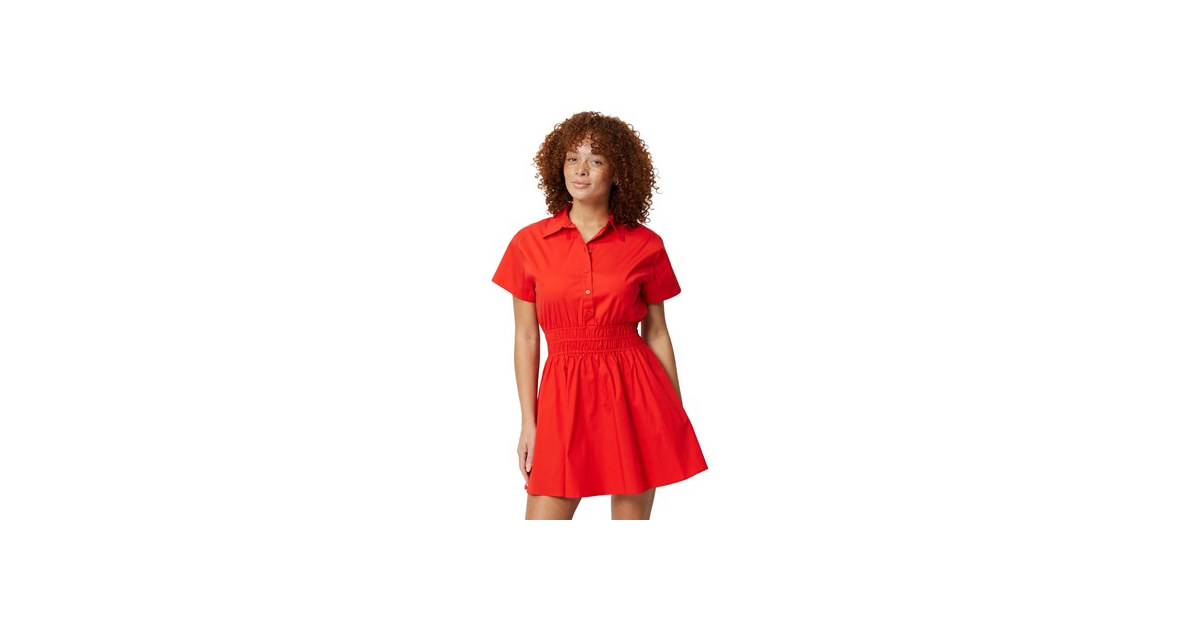 Amazon Essentials Women Flare Cotton Poplin Dress
