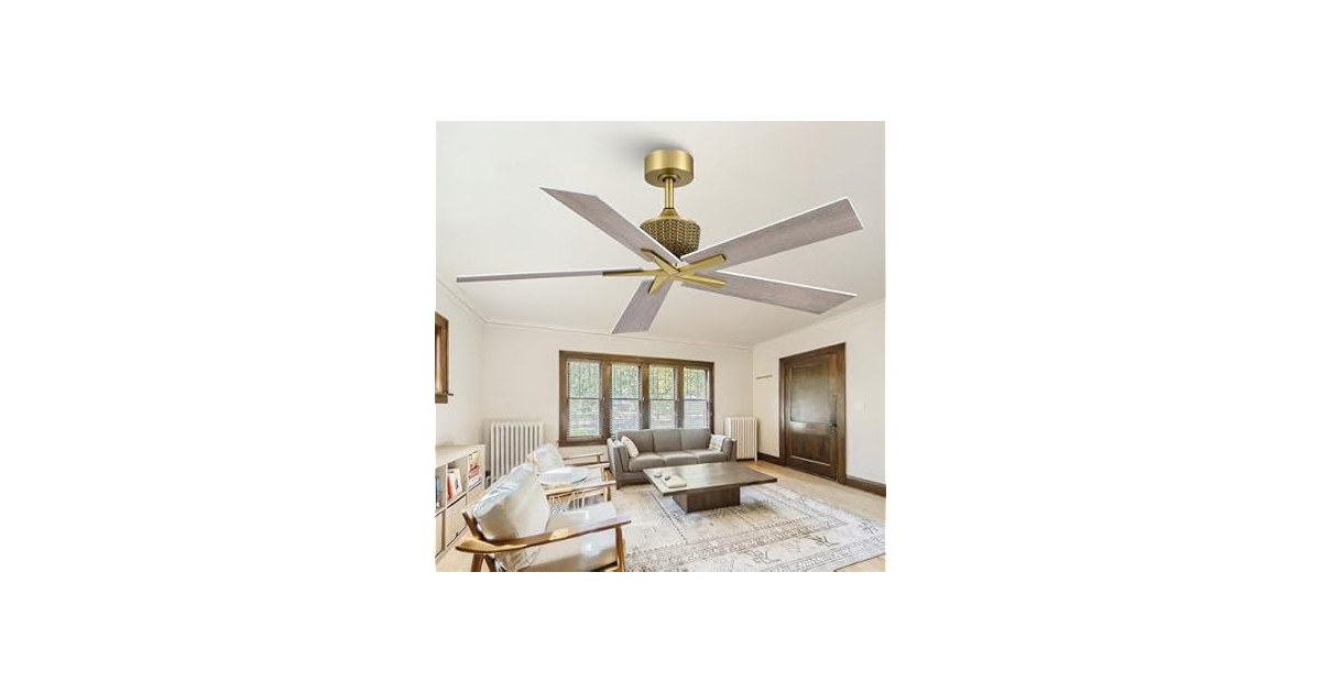 Parrot Uncle F6049 52" Ceiling Fan Without Light