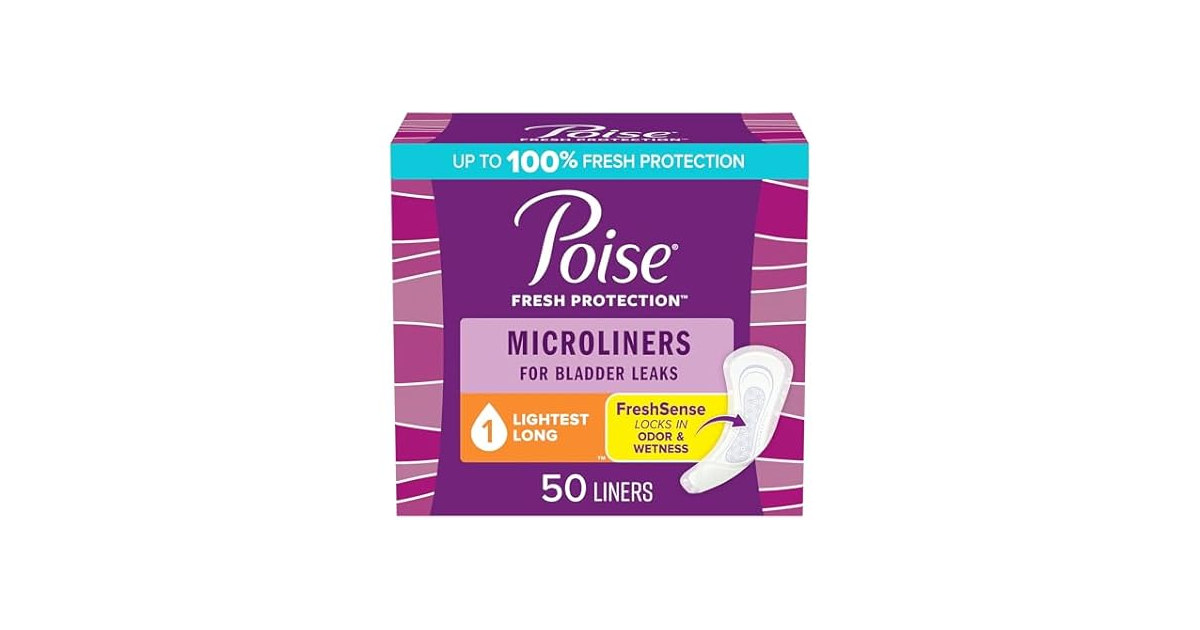 Poise Fresh Protection Microliners