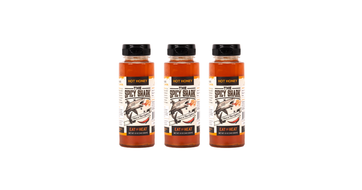 3pk Spicy Shark Hot Honey
