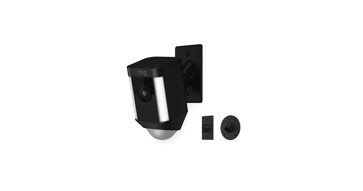 Ring Spotlight Cam Mount, Hardwired HD Security Camera