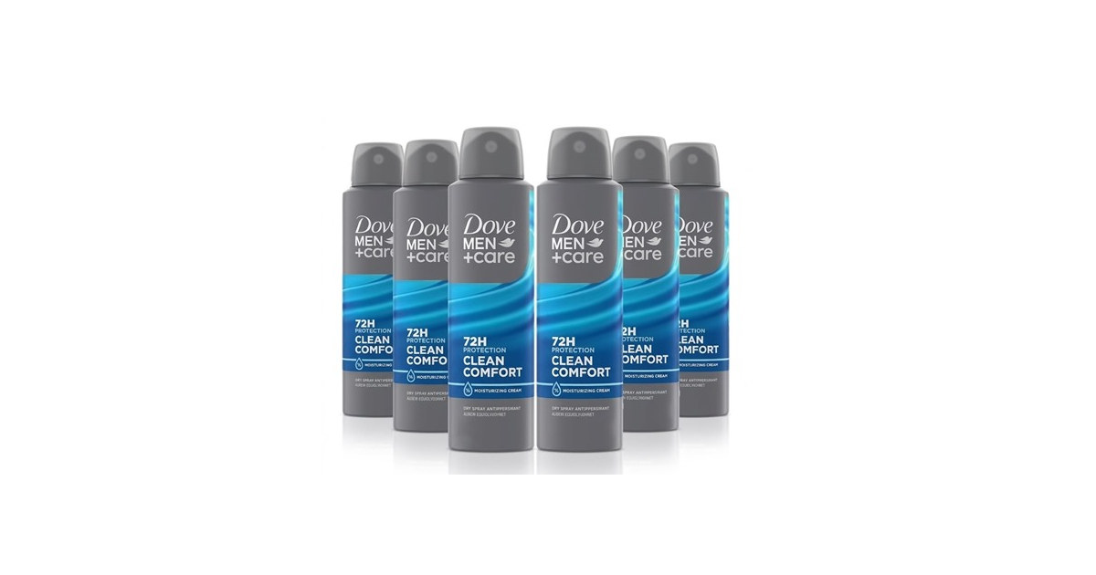 6pk Dove Men Care Antiperspirant Deodorant