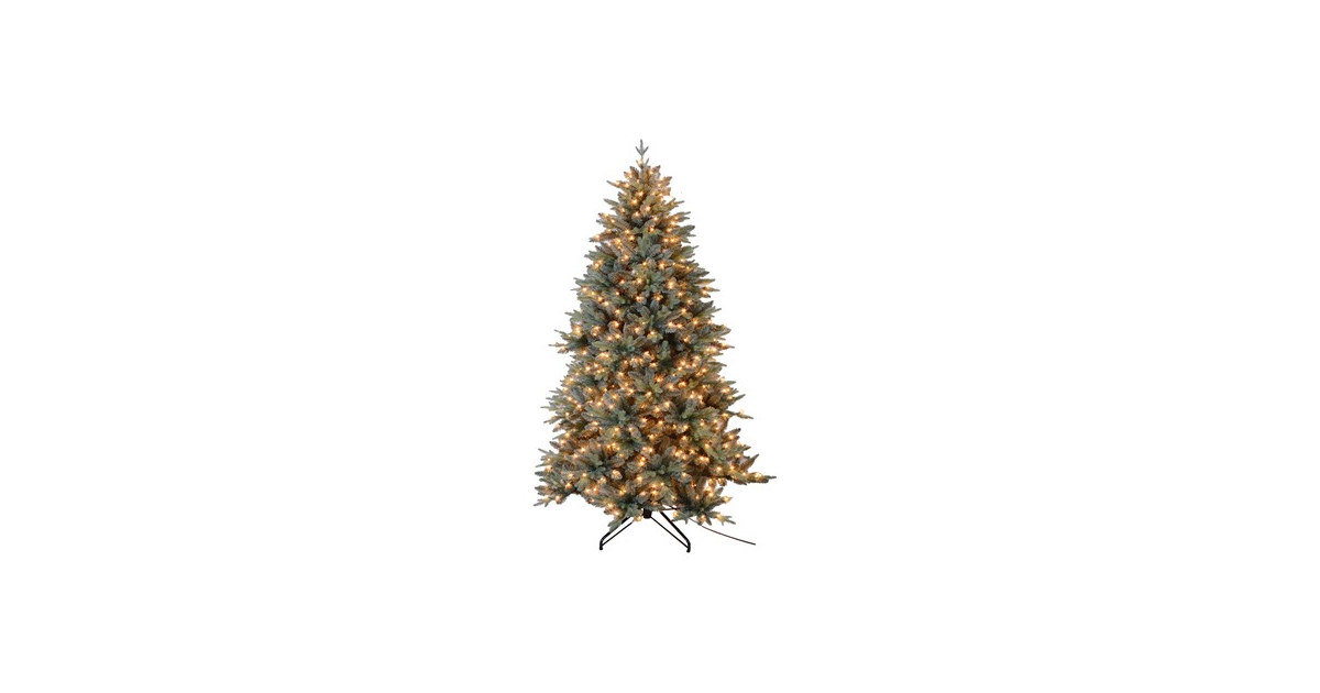 Santa's Workshop, Inc 7.5' Blue Spruce PE Tree, 650 UL