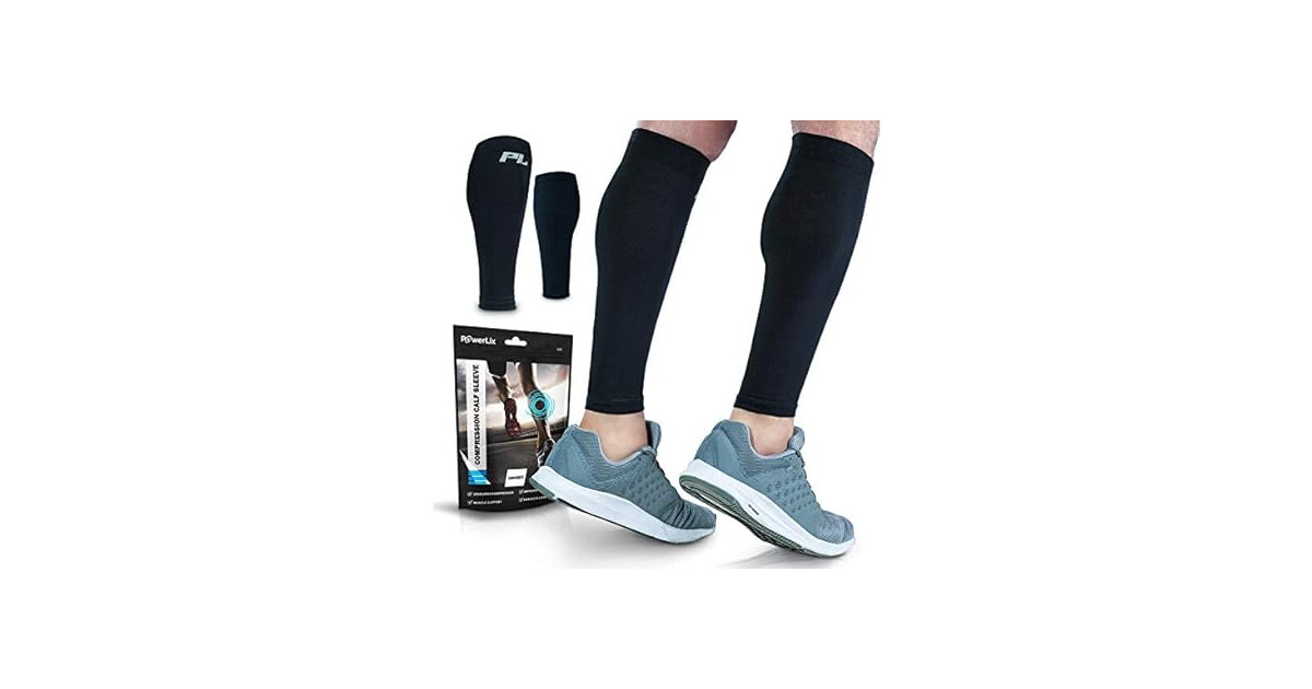 POWERLIX Calf & Shin Sleeves 2 Pairs