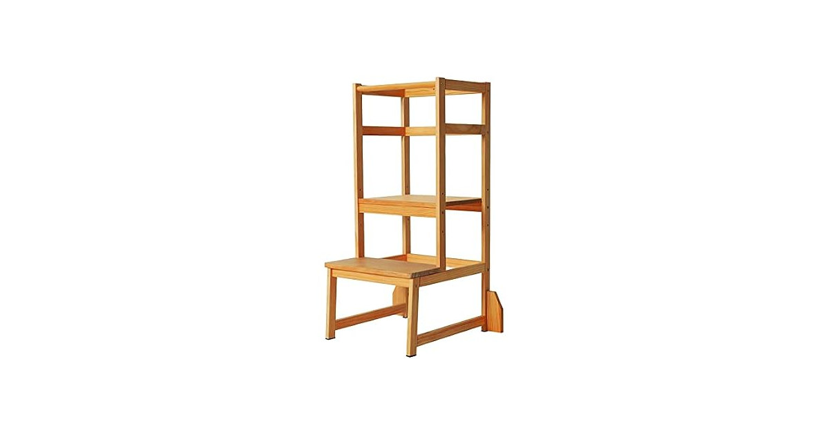 Zytty Toddler Step Stool, Natural